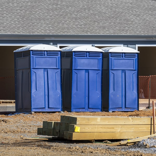 what is the expected delivery and pickup timeframe for the porta potties in Oregon OH